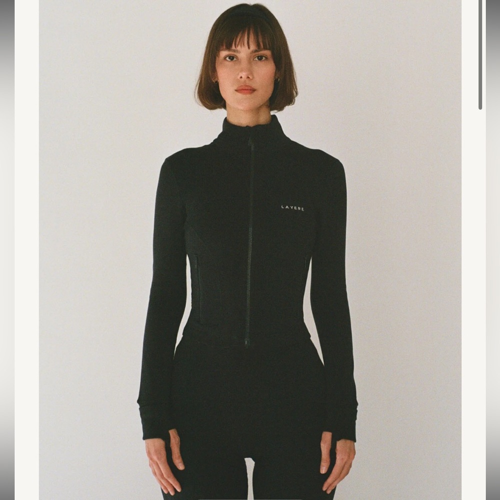Layere organic cotton zip jacket